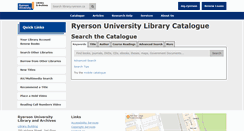 Desktop Screenshot of ospace.scholarsportal.info.catalogue.library.ryerson.ca