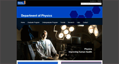 Desktop Screenshot of physics.ryerson.ca
