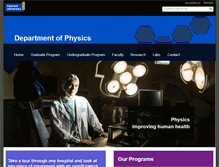 Tablet Screenshot of physics.ryerson.ca